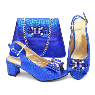 Luxury Party Shoes & Bags Match Set