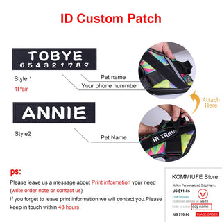 Adjustable Nylon Dog Harness Vest