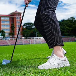Professional Breathable Leather Golf Sports Shoes