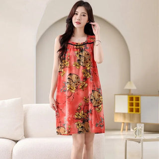 Ladies Thin Printed Home Sleepwear