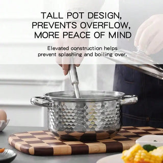 Heavy Duty Stainless Steel Pots & Pans Set