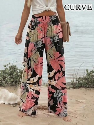 High Waisted Pleated Wide Leg Pants