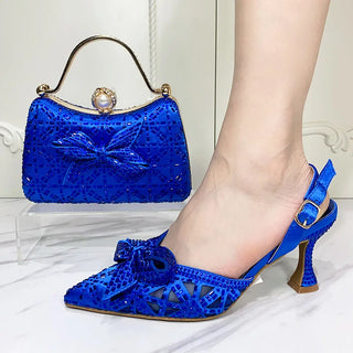 Luxury Italian Party Shoe & Bag Set