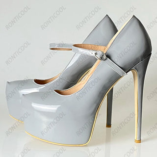 Platform Round Toe Pumps Shoes