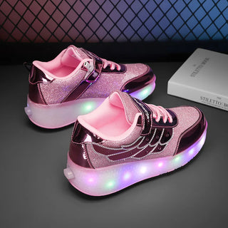 Outdoor Roller Skates Deformation Shoes