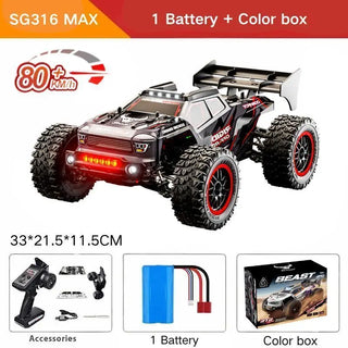 ZLL SG116PRO/SG116MAX/SG316PRO/SG316MAX 40-80KM/H 4WD Off-Road Truck High Speed Drift Brushless Motor Remote Control Car Toy