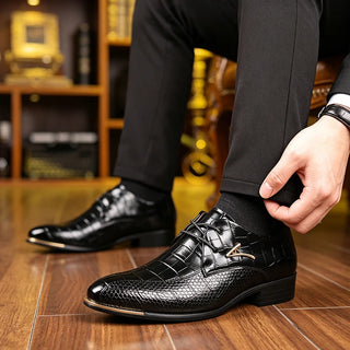 Office Pointed Toe Soft Leather Shoes