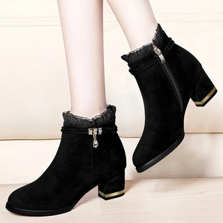 Versatile Women's Fashion Short Boots
