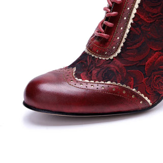 Floral Print Pumps Party Shoes