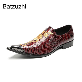 Luxury Designer Men Leather Dress Shoes
