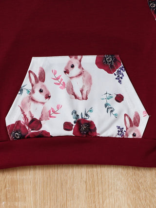 Long Sleeve Hoodie Toddler 2Pcs Set
