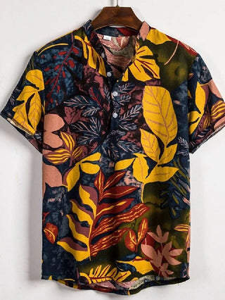Men's Retro Printed Pattern Shirt