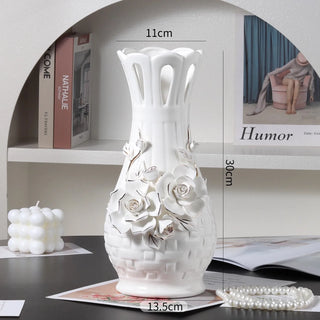 Living Room Decor Ceramic Flowers Vase