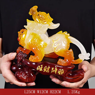 Lucky Pixiu Pi Yao Ornaments, Living Room Decor, Feng Shui Home Decoration, Craft Statues Sculptures, Craft Figurines Gift