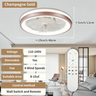 Energy Saving LED Stylish Ceiling Fan