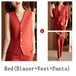 Red 3 Piece Set