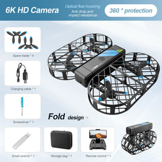 Pocket RC Helicopter Foldable Quadcopter Toy