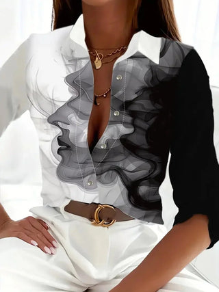 Comfortable Floral Long Sleeve Women's Shirt - Epictzar Intl.