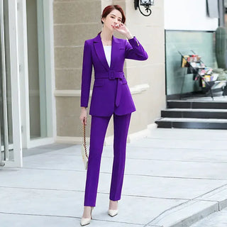 Office Ladies Professional Two-piece Suit