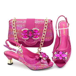 Italian Design Ladies Shoes & Matching Bag Set