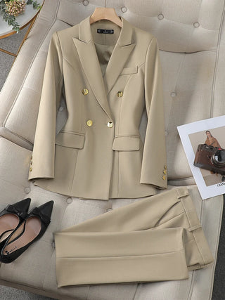 Office Ladies Business Wear Pants Suit