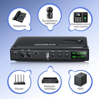 Portable 12V Output Backup Power Supply