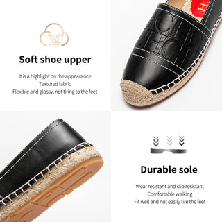 Women's Handmade Hemp Bottom Flat Shoes