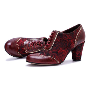 Floral Print Pumps Party Shoes