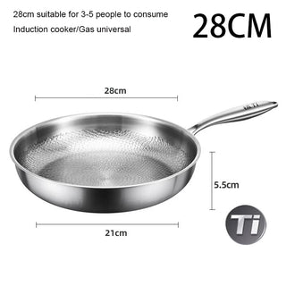 Pure Titanium Non-stick Frying Pan