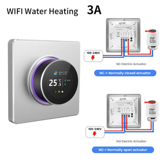 MIUCDA Tuya WiFi Knob Thermostat Smart Temperature Controller Electric Heating Water Gas Boiler Works With Alexa Google Home