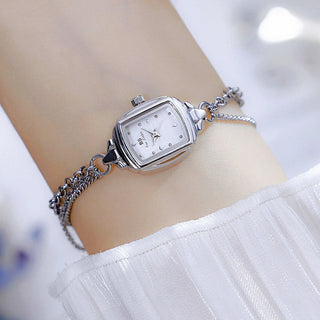 New Luxury Elegant Gold Bracelet Watches For Women Fashion Small Chain Watch Vintage Quartz Ladies Watch 2025 Women's Wristwatch