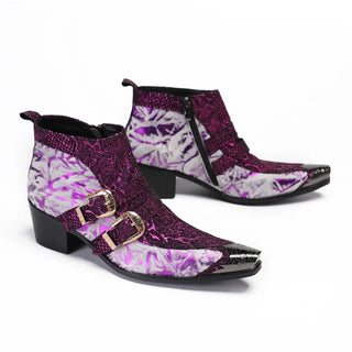 Men's Quality Pointed Toe Ankle Boots