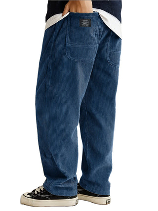 Corduroy Loose Padded Casual Pants