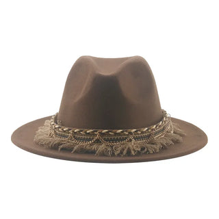 Luxury  Vintage Felted Fedora Hat