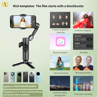 Smart Foldable Live Streaming Stabilizer