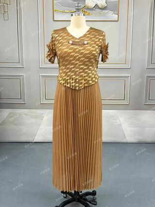 Luxury Evening Party Formal Pleated Dress