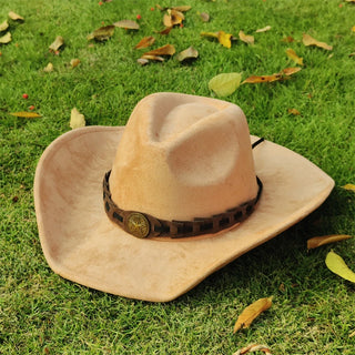 Wide Brim Fedora Felt Hat