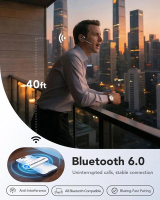 All Day Talk Time Bluetooth Headset