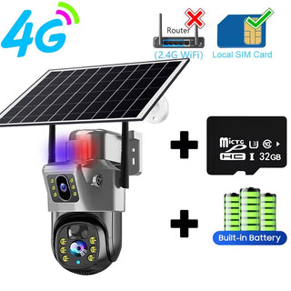 HD Solar Video Surveillance Camera