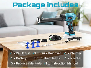 Handheld Cordless Dripless Caulking Gun