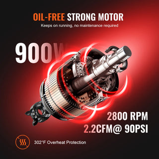 Portable Oil-free Whisper Air Compressor