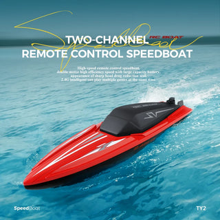 Large Speedboat High-Speed 2.4G RC Water Toy
