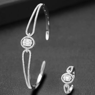 GODKI Luxury Trendy Saudi Arabia Bangle Ring  Jewelry Sets For Women Wedding Party Indian Dubai brincos para as mulheres 2023