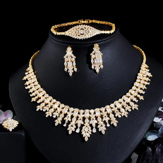 Luxury Sparkling Cubic Zirconia Jewelry Set