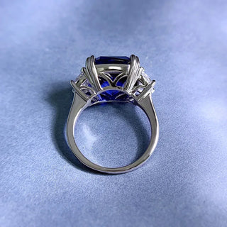 Vintage High Carbon Diamonds Gemstone Ring