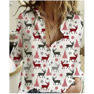Comfortable Ladies Long Sleeve Party Blouses