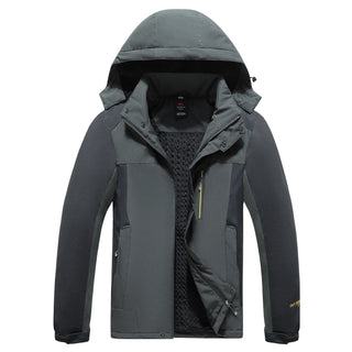 Men's Windproof Fur Winter Jackets