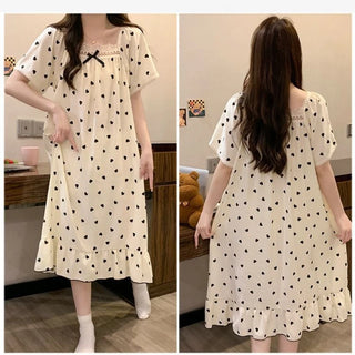 Korean Style Lace Ruffle Sleepwear