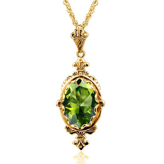 Trendy Garnet Vintage Wedding Pendant