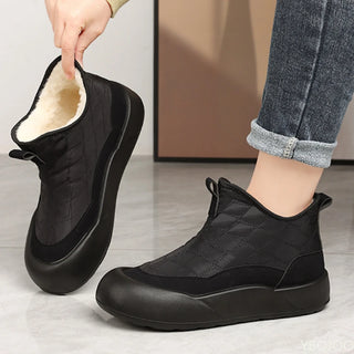 Plush Insulation Vulcanized Cotton Shoes